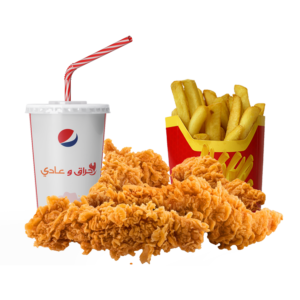 4PCs Chicken Crispy Strips Combo