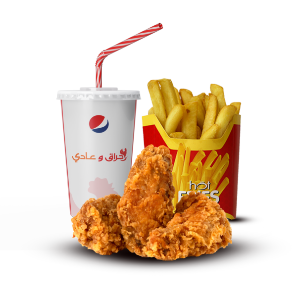 3PCs Crispy Chicken Wings